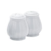 Retro Salt and Pepper Shakers, Set of 2, Porcelain